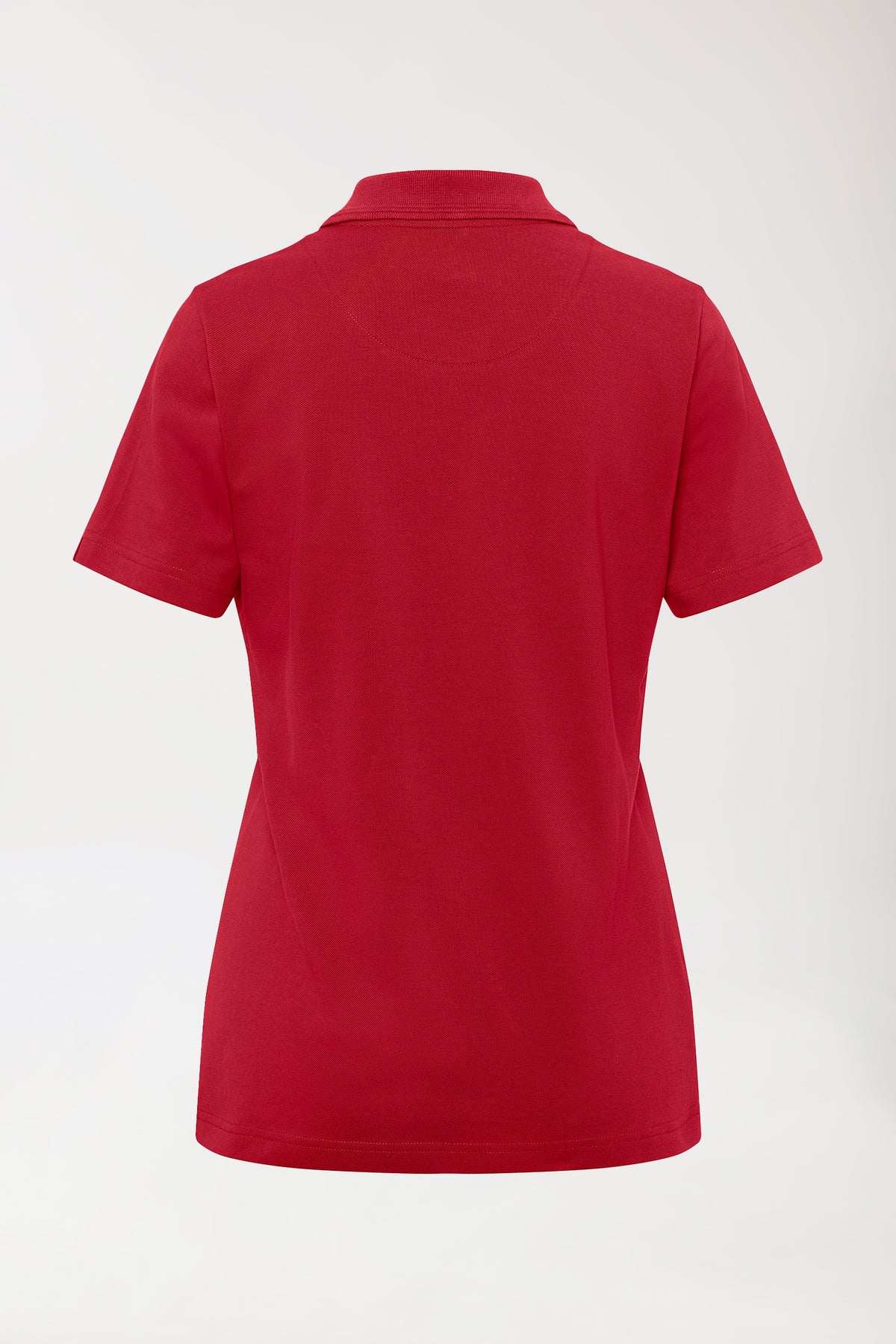 COMFY FLEX Stretch Shirt Damen - Polokragen rot