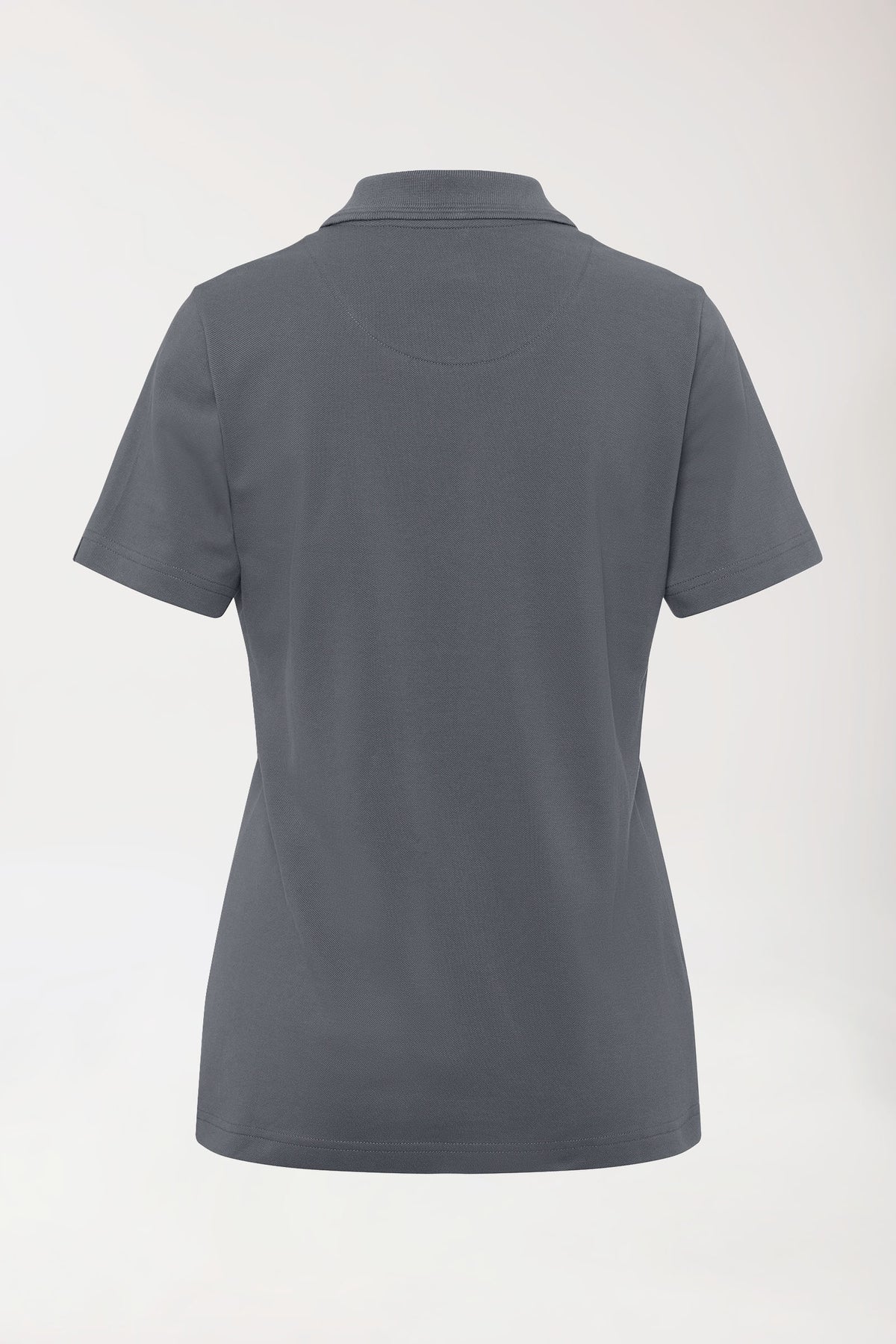 COMFY FLEX Stretch Shirt Damen - Polokragen steingrau