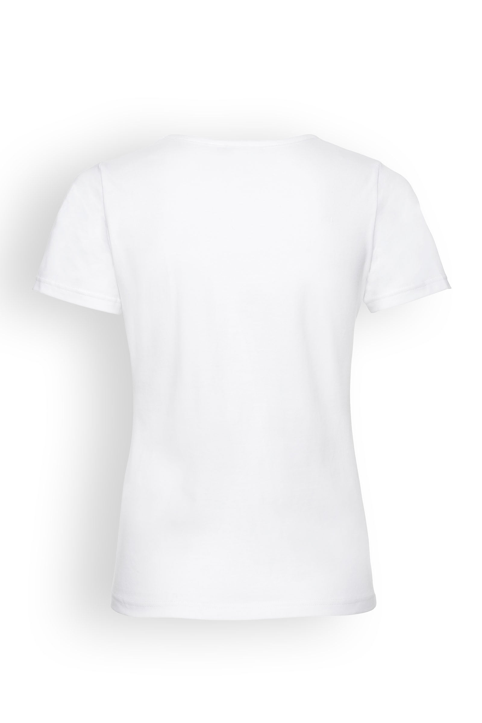 Baumwoll Shirts Damen Doppelpack - 1/2 Arm weiß