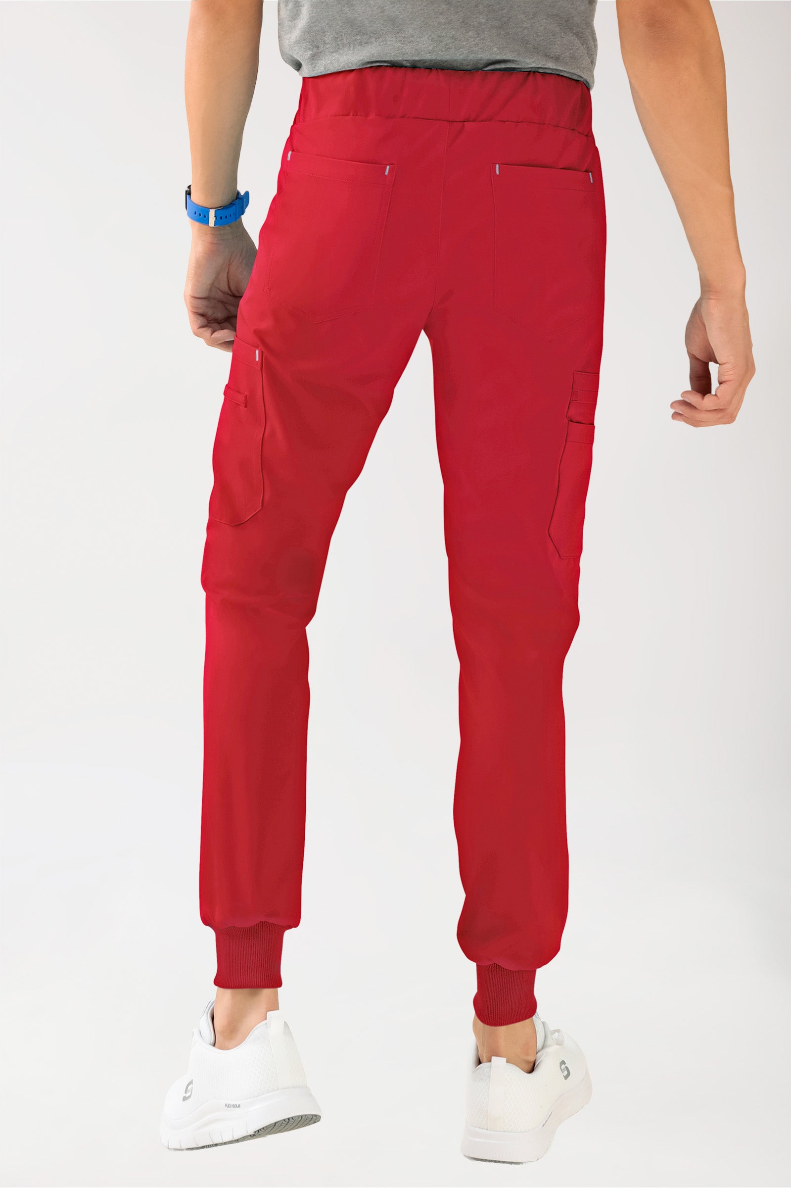 Stretch Hose Herren - im Jogpants Style hellrot
