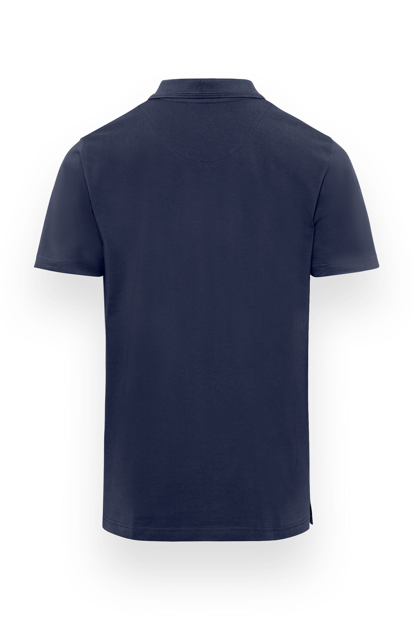 Shirt Herren Piqué - Polokragen navy, Rückansicht