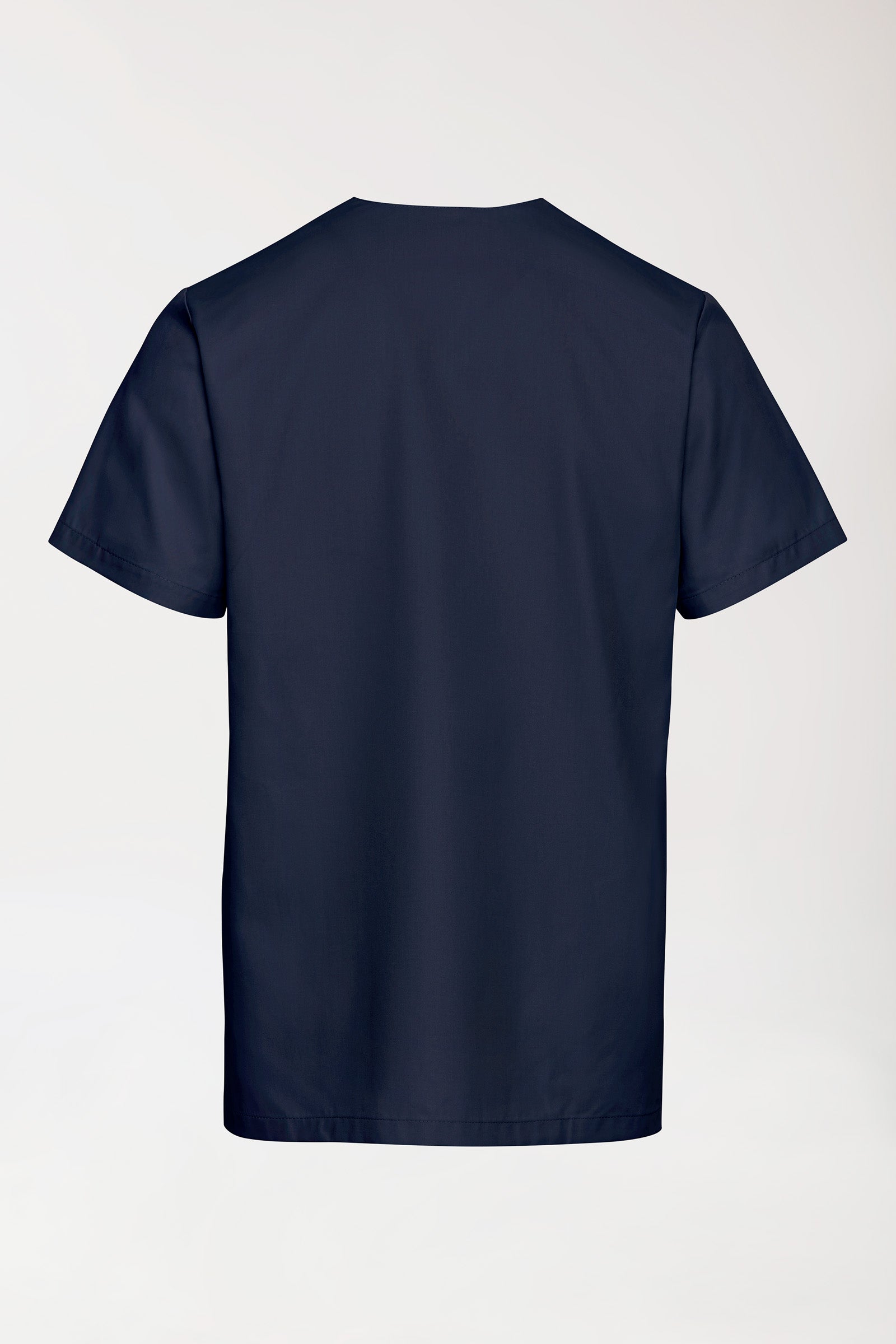 TENCEL™ Schlupfkasack Herren - V-Ausschnitt navy, Rückansicht