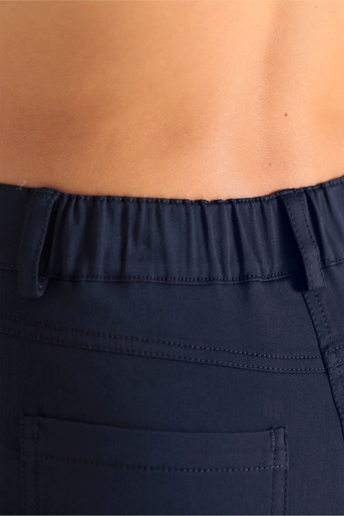 Stretch 5-Pocket Hose Damen - schlankes Bein navy