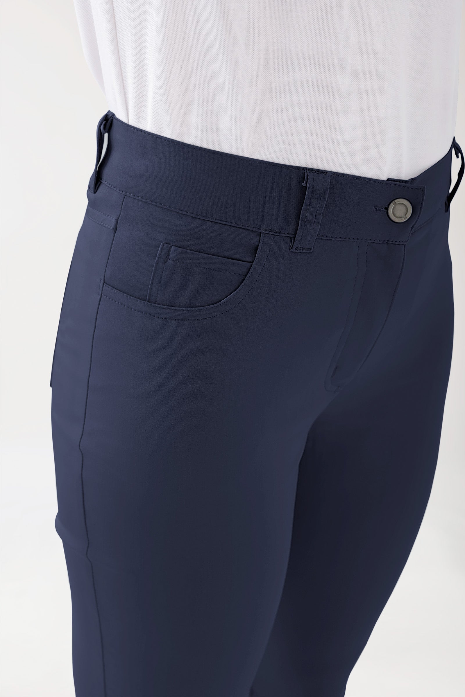 COMFY FLEX 5-Pocket Hose Damen - gerades Bein navy