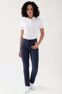 COMFY FLEX 5-Pocket Hose Damen - gerades Bein navy