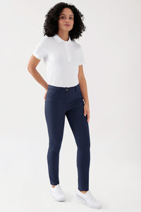 COMFY FLEX 5-Pocket Hose Damen - schlankes Bein navy