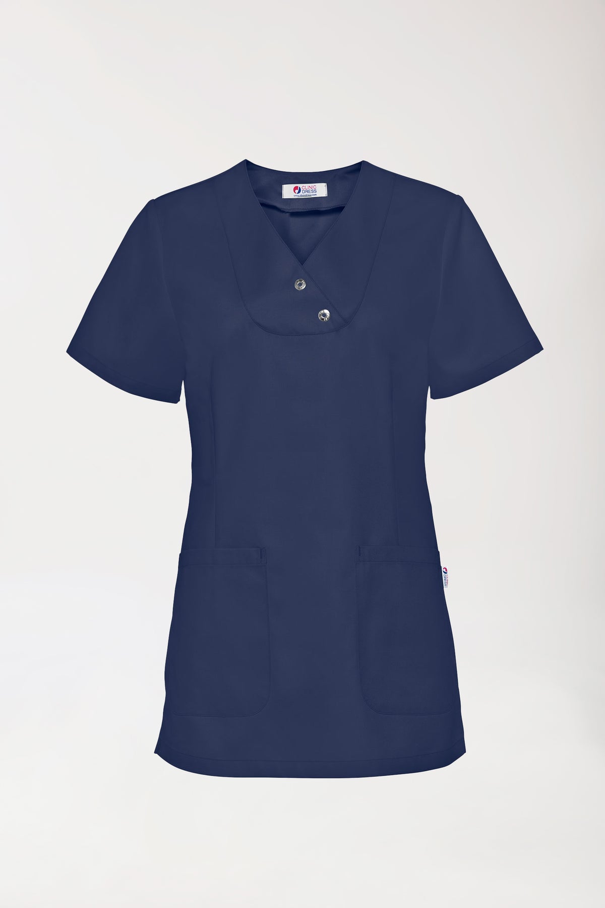 GREEN Schlupfkasack Damen - Druckknöpfe navy