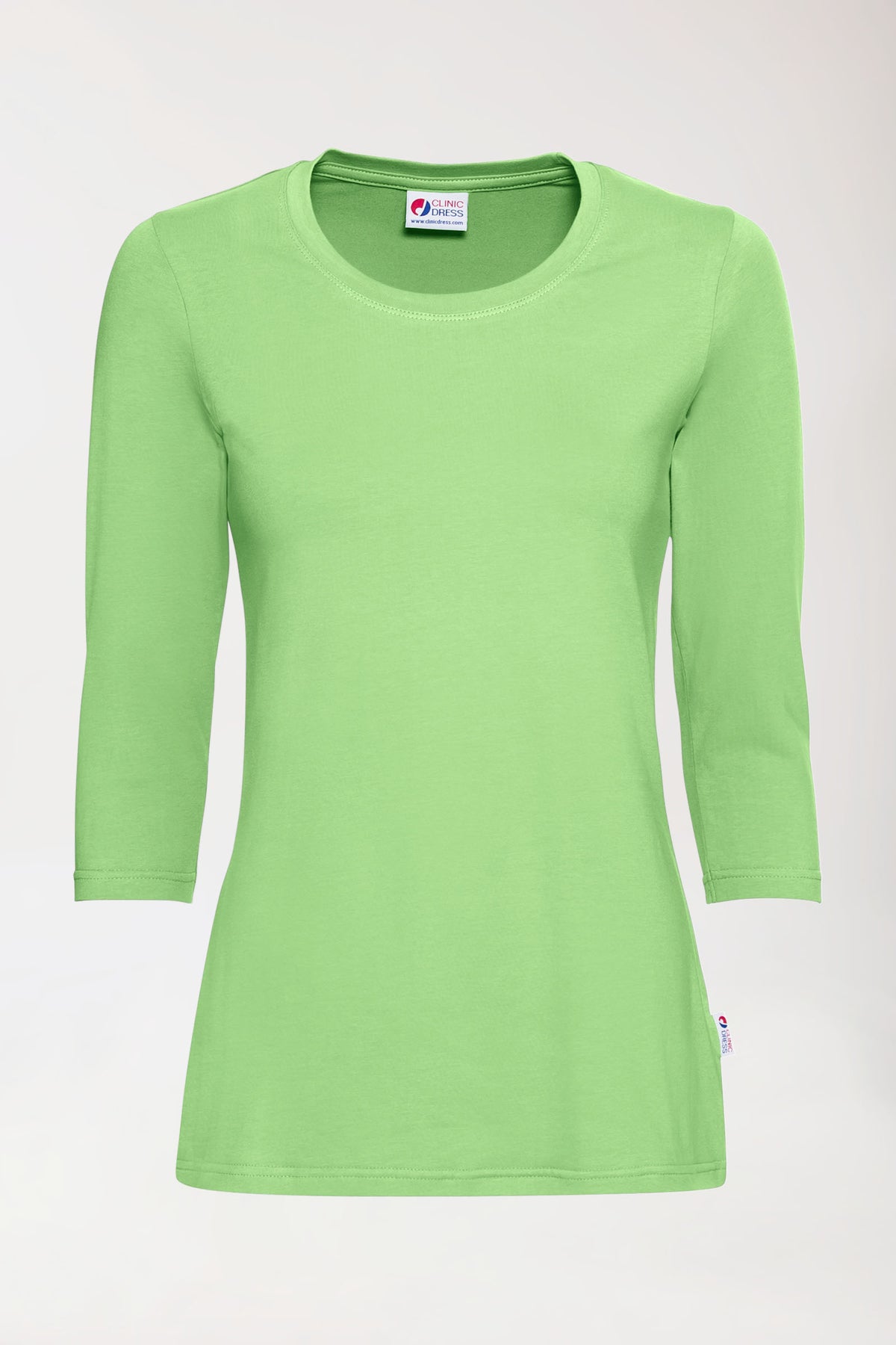 CORE Shirt Damen - 3/4 Arm apfelgrün