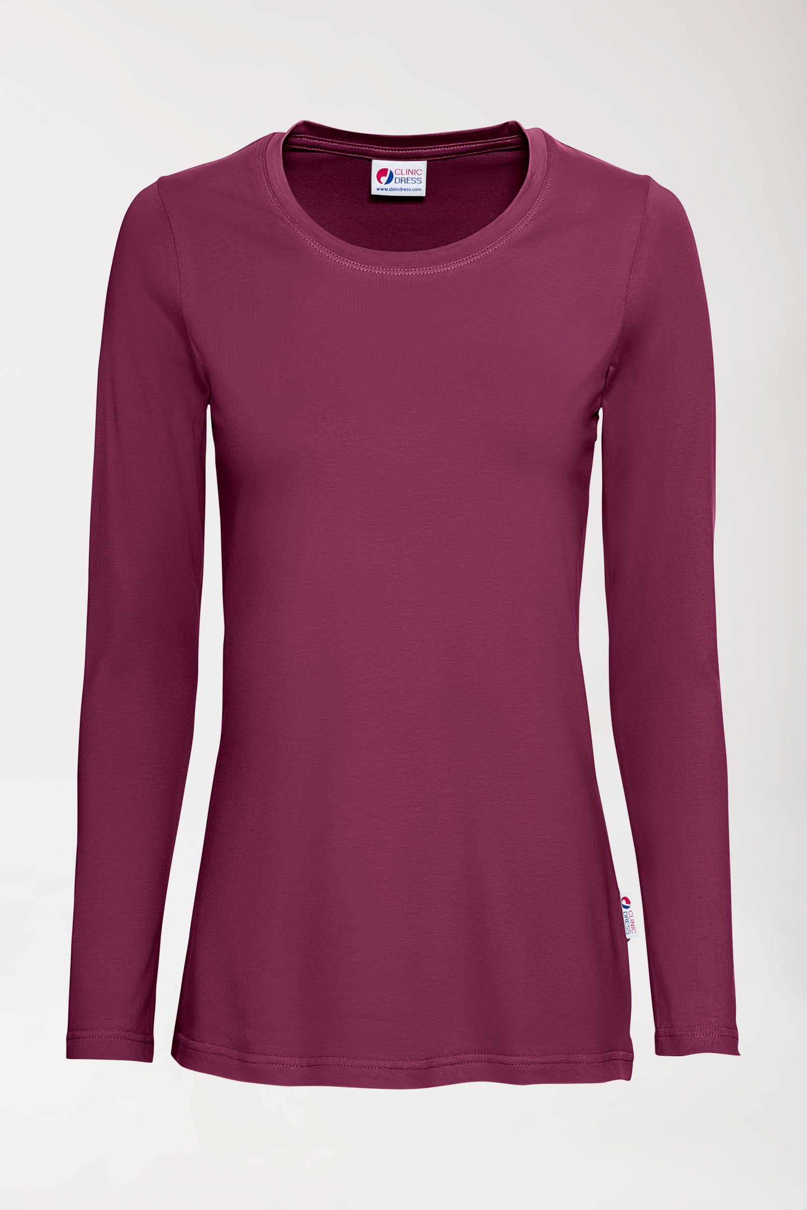 CORE Shirt Damen - 1/1 Arm berry, Vorderansicht