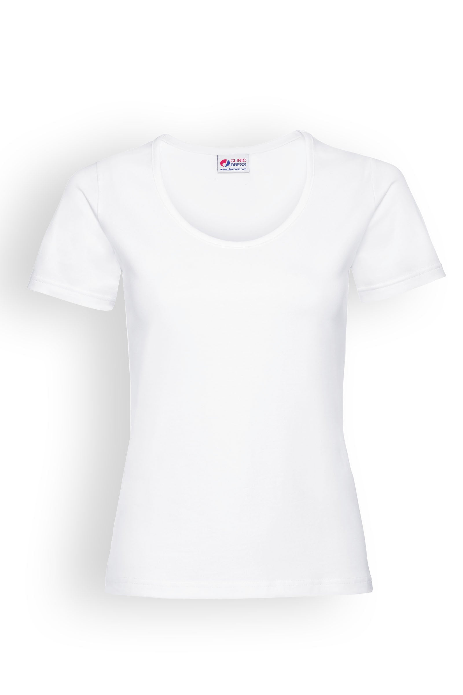 Baumwoll Shirts Damen Doppelpack - 1/2 Arm weiß
