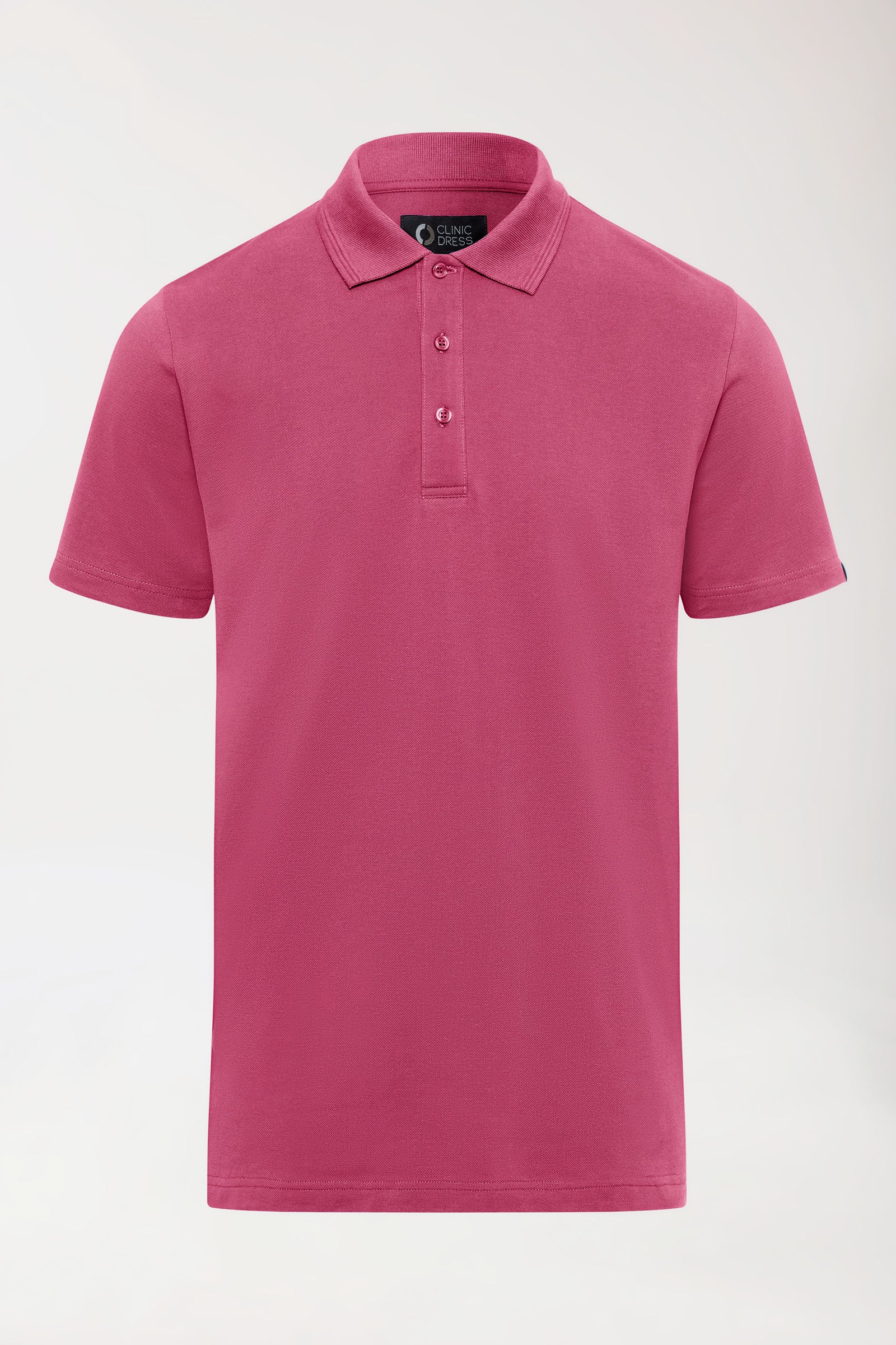 COMFY FLEX Stretch Shirt Herren - Polokragen rosenholz