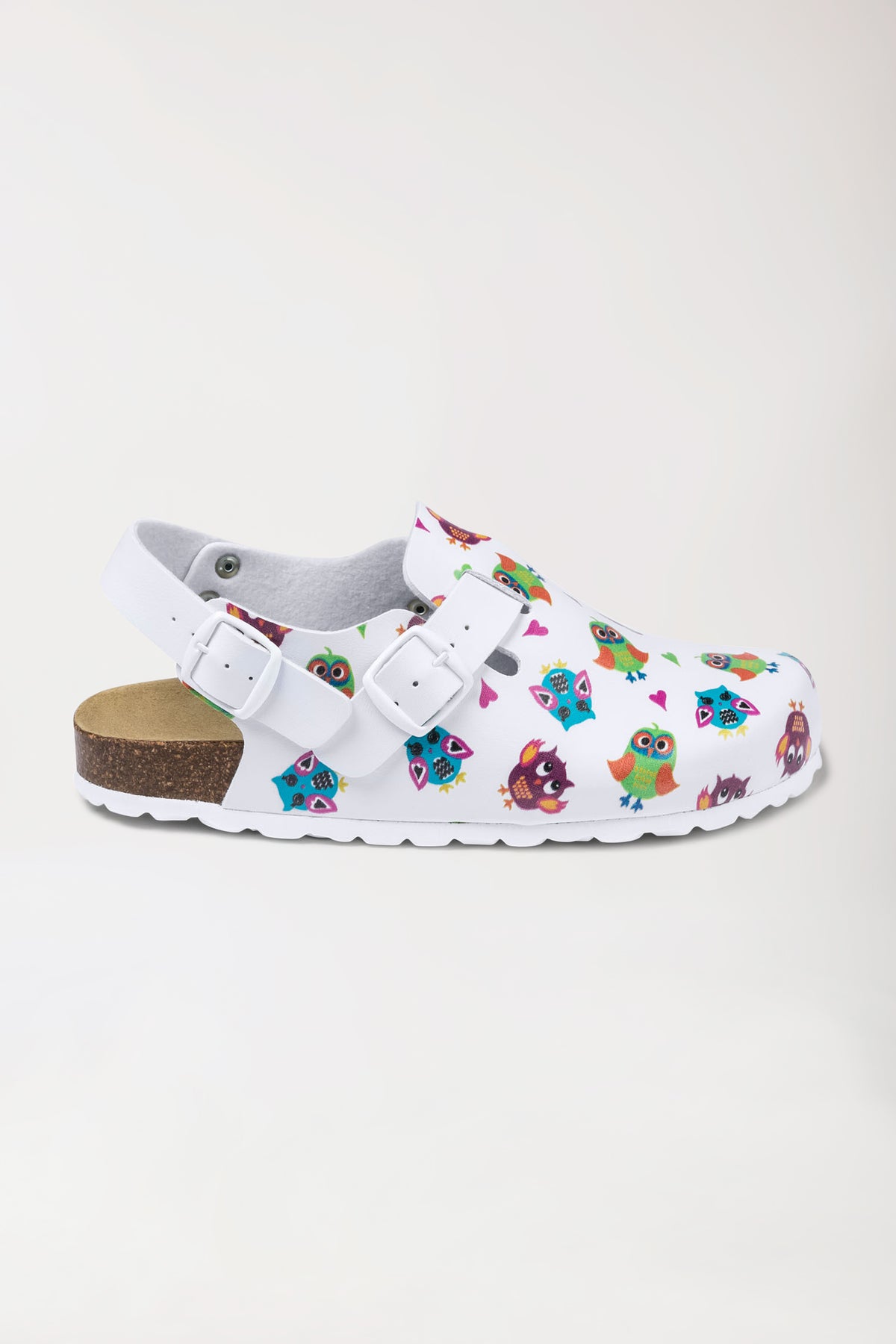 Damen Clog bunt, Vorderansicht