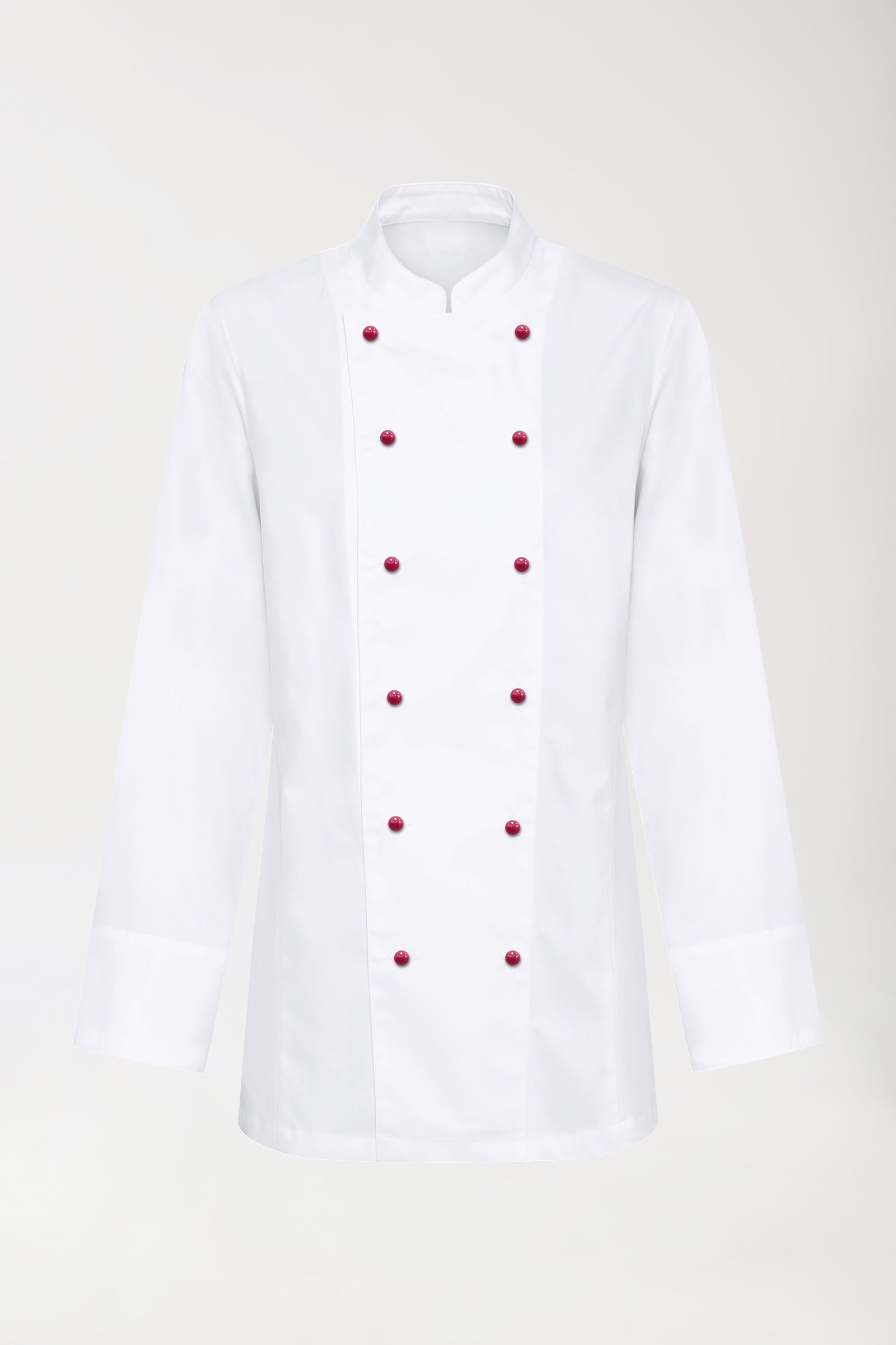 Gastro Kochjacke Damen aus Baumwolle - 1/1 Arm weiß
