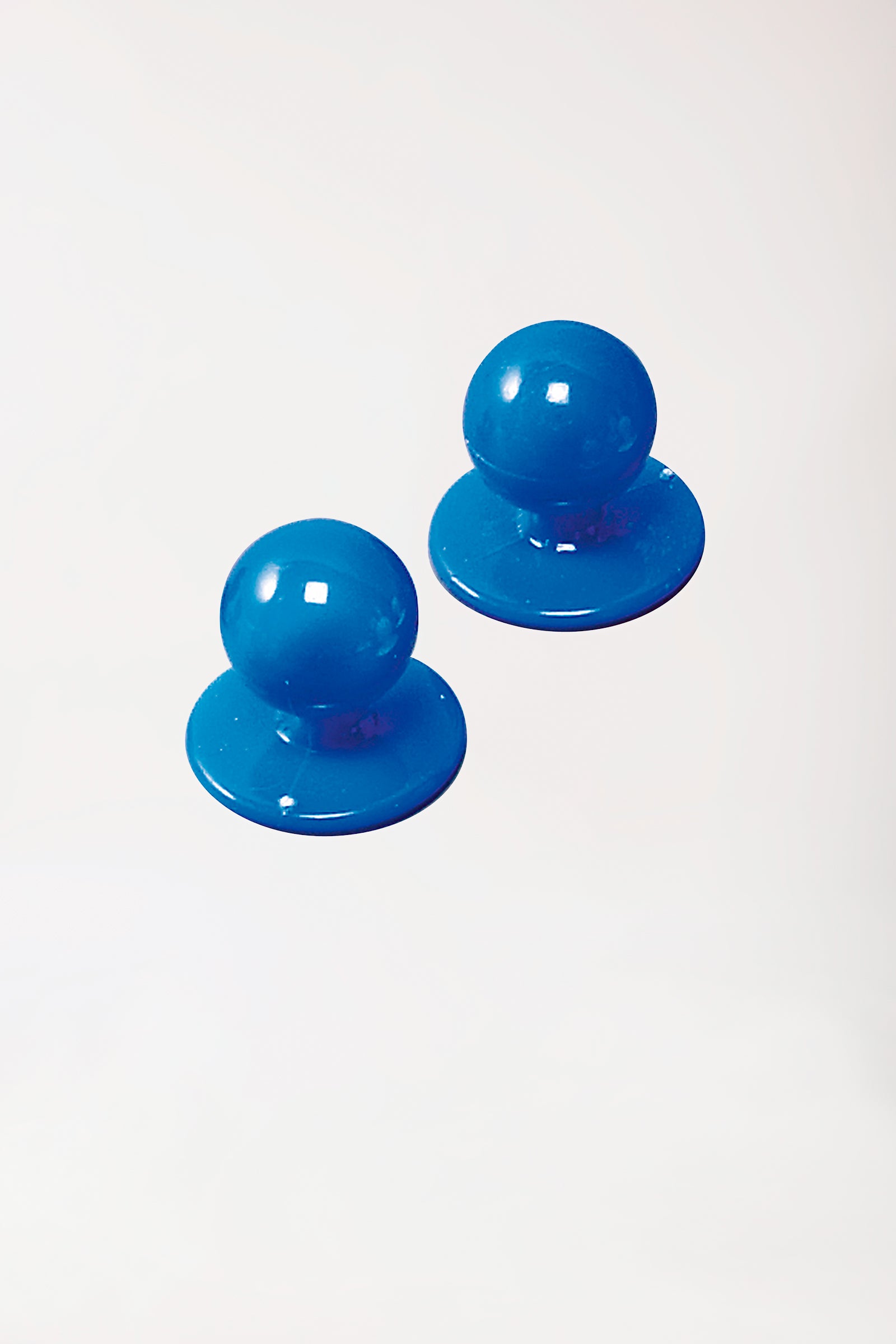 Gastro Kugelknöpfe Unisex - 12 Stück marine, Vorderansicht