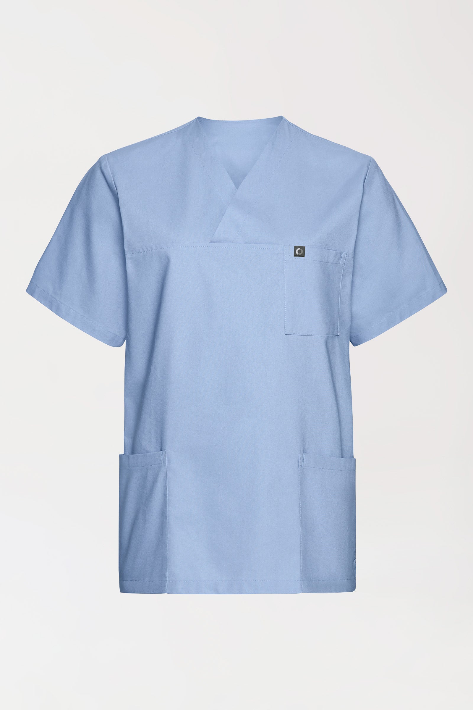 Baumwolle Schlupfkasack Unisex - Doppelpack light blue, Vorderansicht
