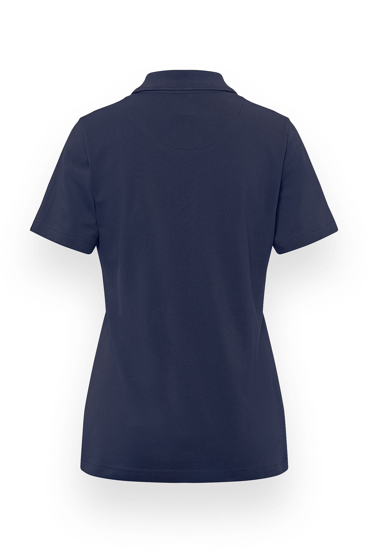 Shirt Damen - Polokragen navy, Rückansicht 