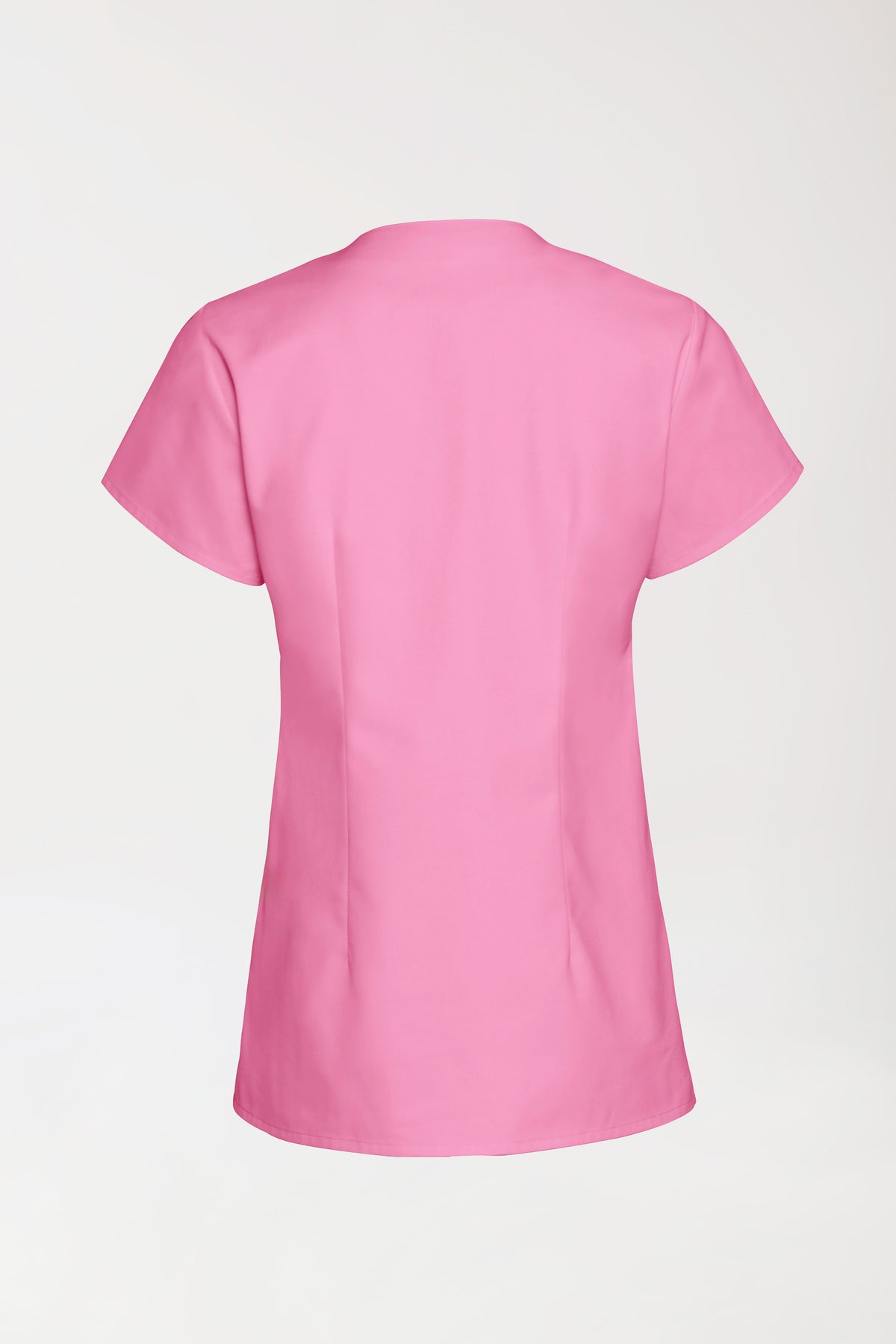 JUST STRONG Schlupfkasack Damen - eckiger Ausschnitt rosy pink, Rückansicht 