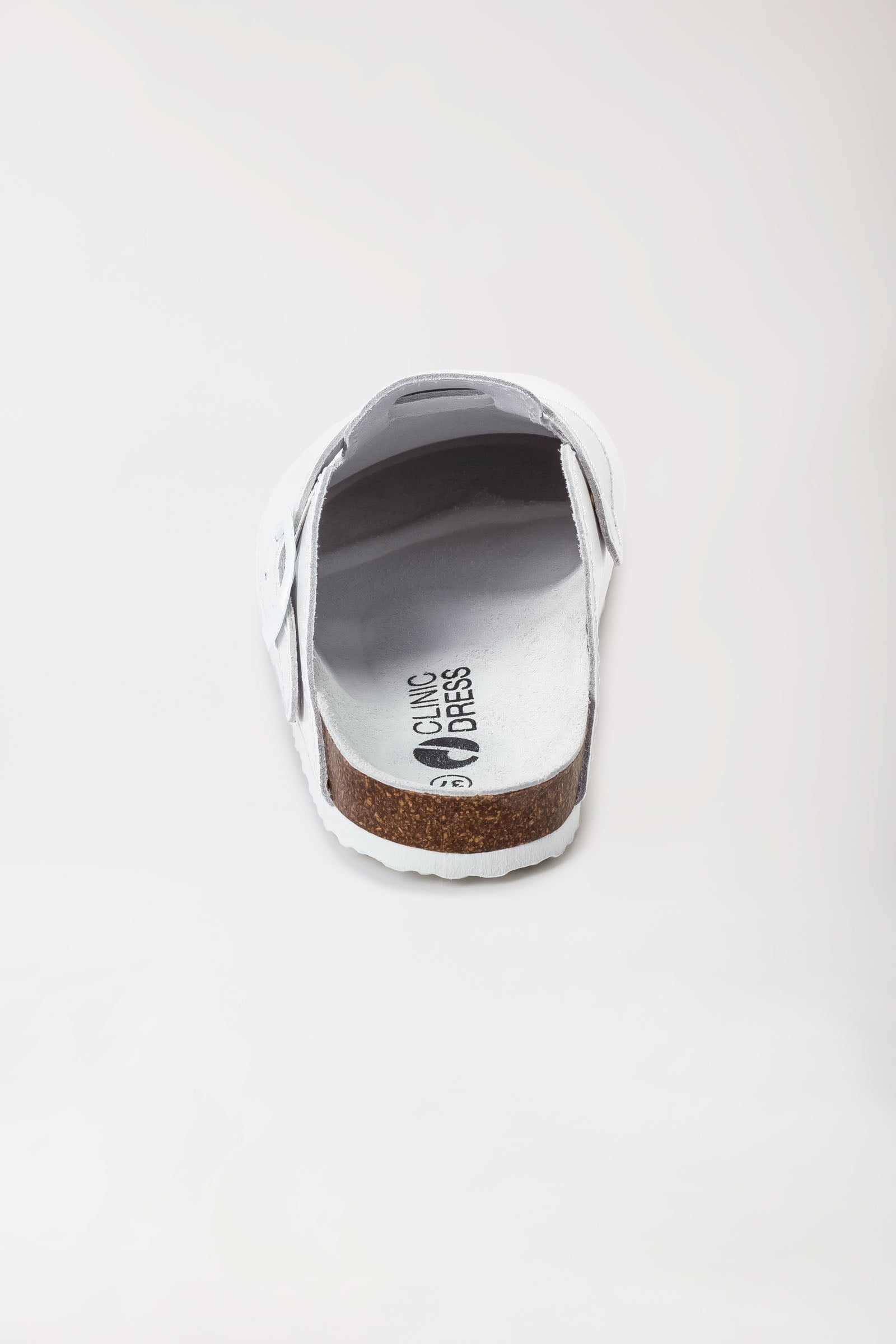 Unisex Clog weiß, Rückansicht 