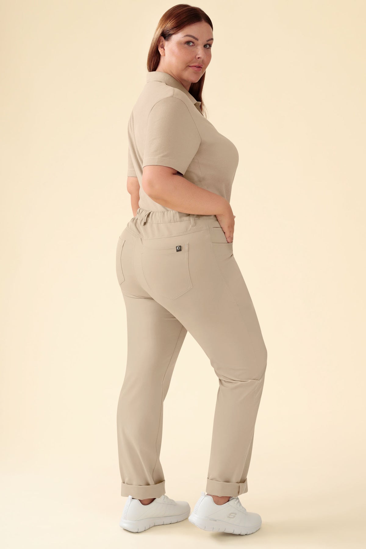 KAERE Hose Damen - 5-Pocket sand