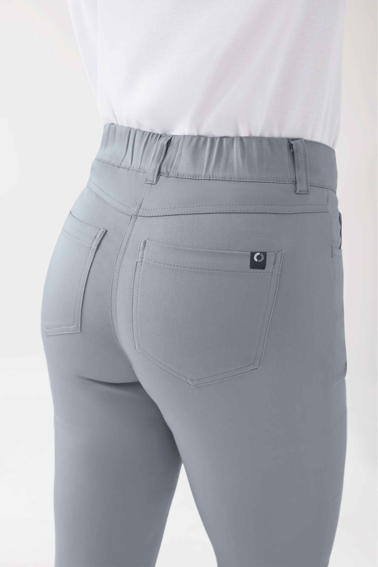 COMFY FLEX 5-Pocket Hose Damen - gerades Bein grau