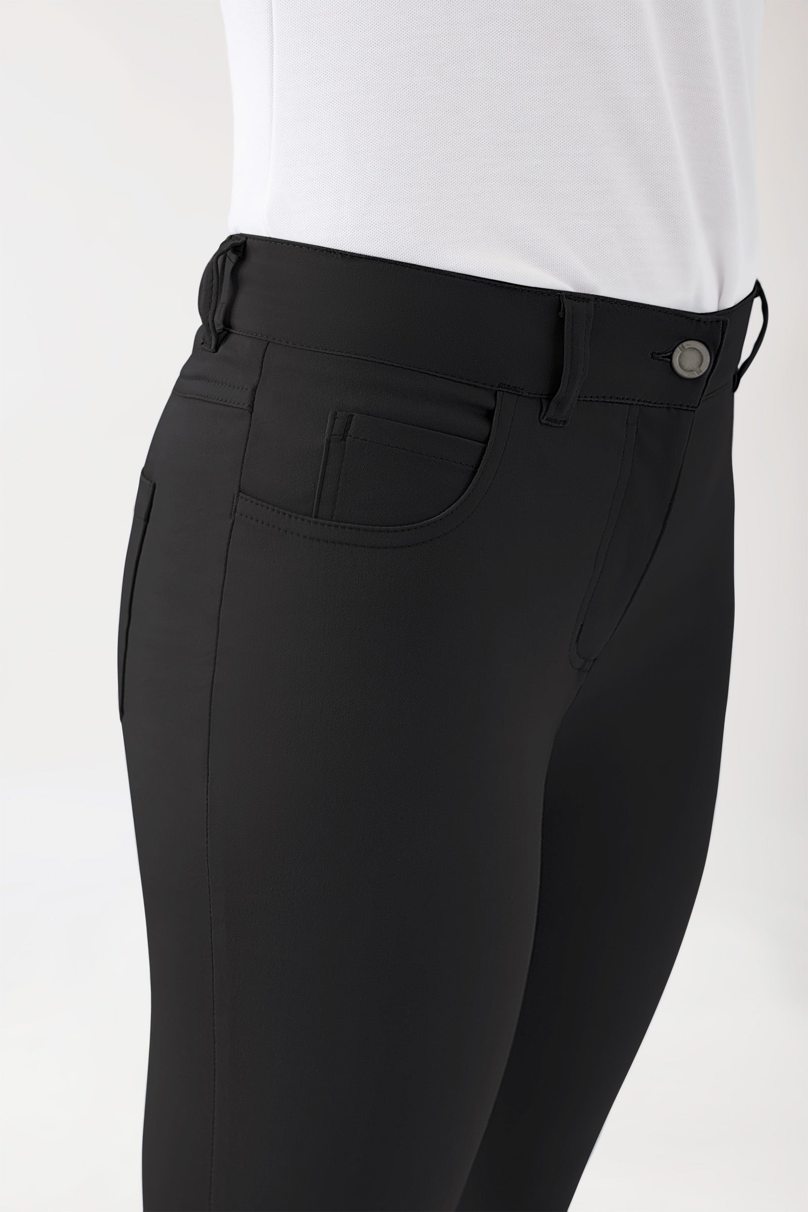 COMFY FLEX 5-Pocket Hose Damen - schlankes Bein schwarz