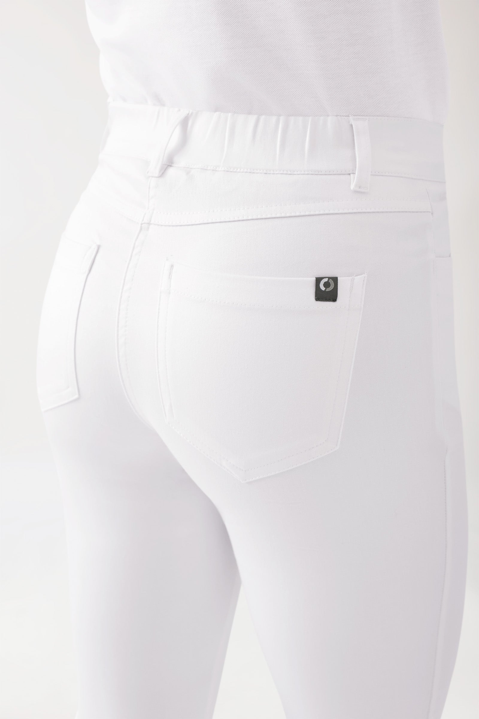 COMFY FLEX 5-Pocket Hose Damen - gerades Bein weiß