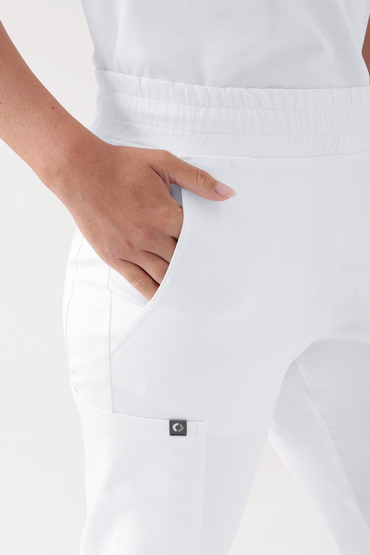 COMFY FLEX Stretch Hose Unisex - 7/8 Länge weiß