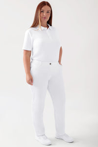 COMFY FLEX Hose Damen - Chino Style weiß