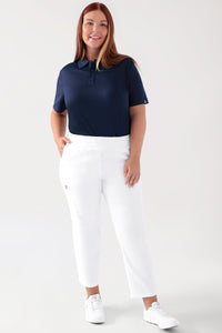 COMFY FLEX Stretch Hose Unisex - 7/8 Länge weiß