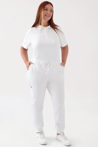 COMFY FLEX Hose Damen - Jogpants weiß
