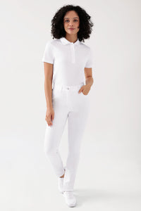 COMFY FLEX 5-Pocket Hose Damen - gerades Bein weiß