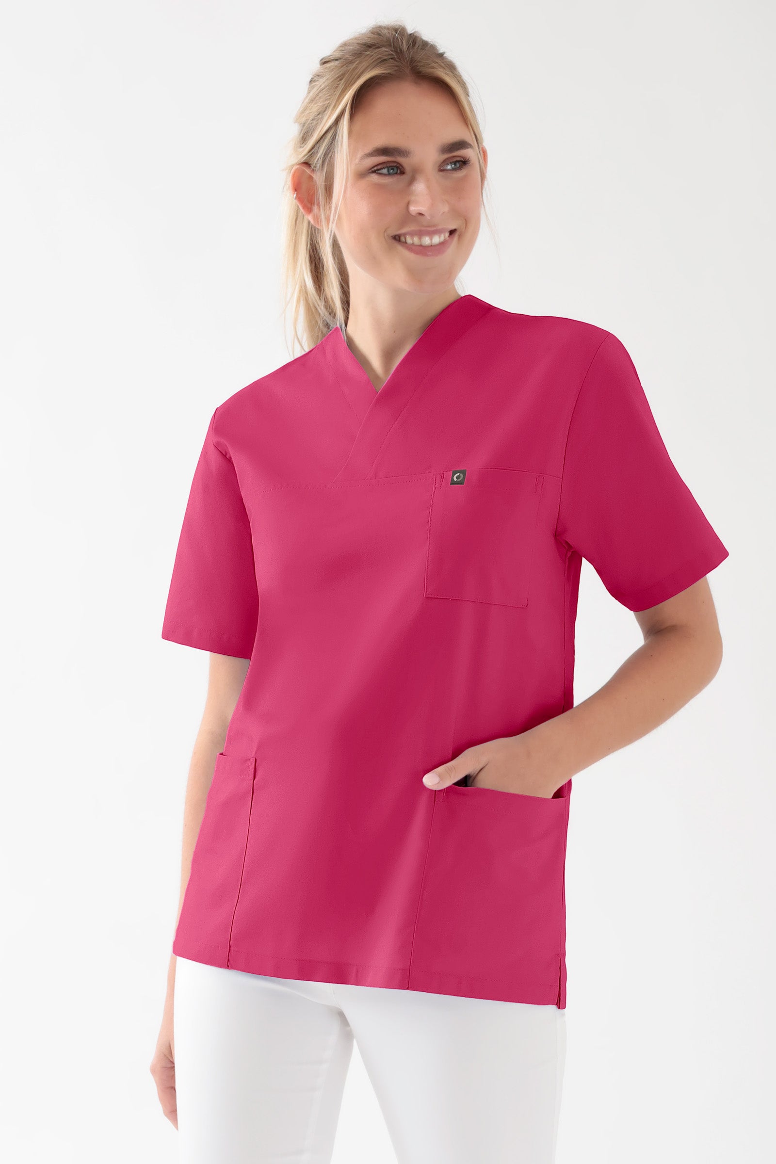 Baumwolle Schlupfkasack Unisex - Doppelpack pink