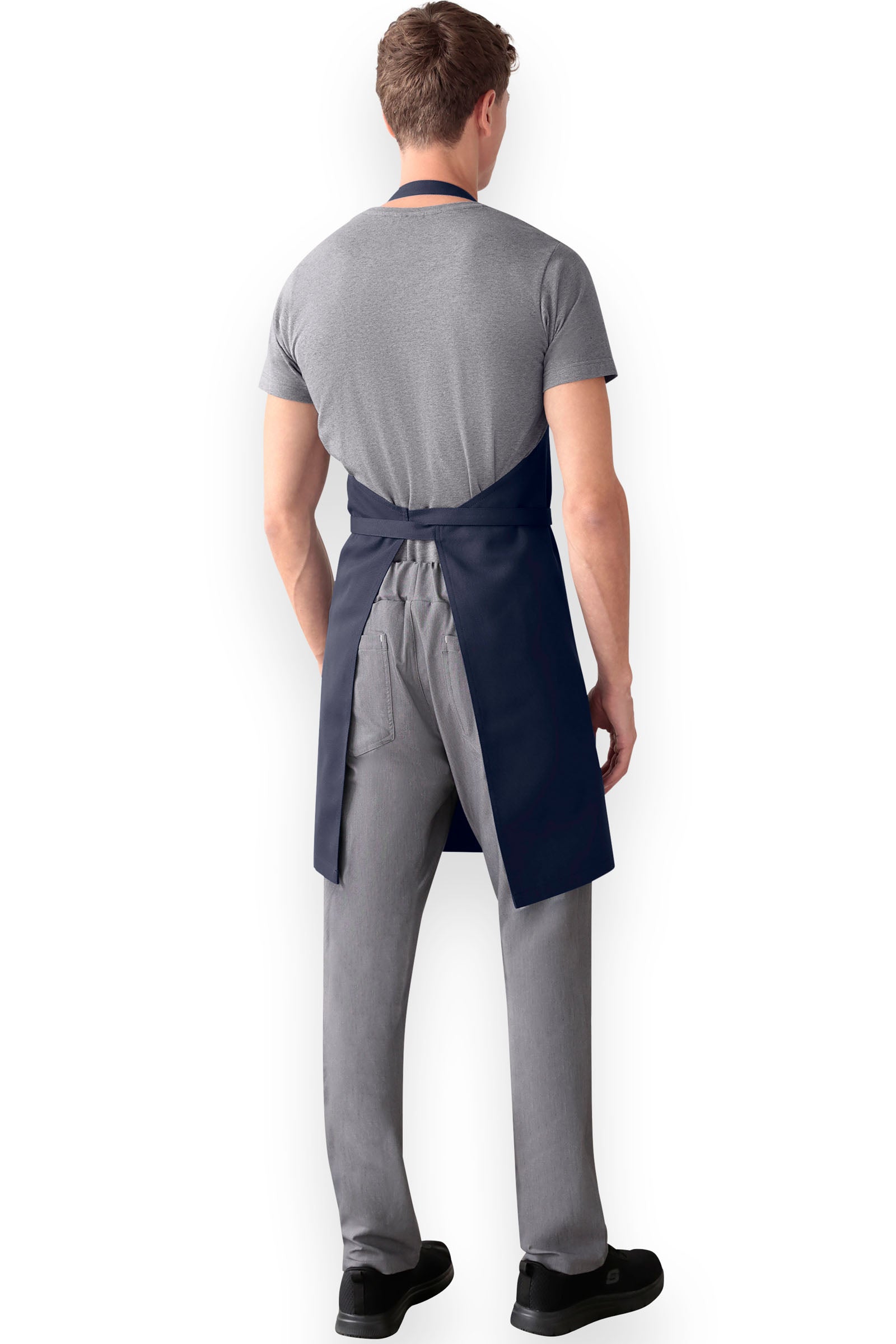 Latzschürze dark navy, Vorderansicht 