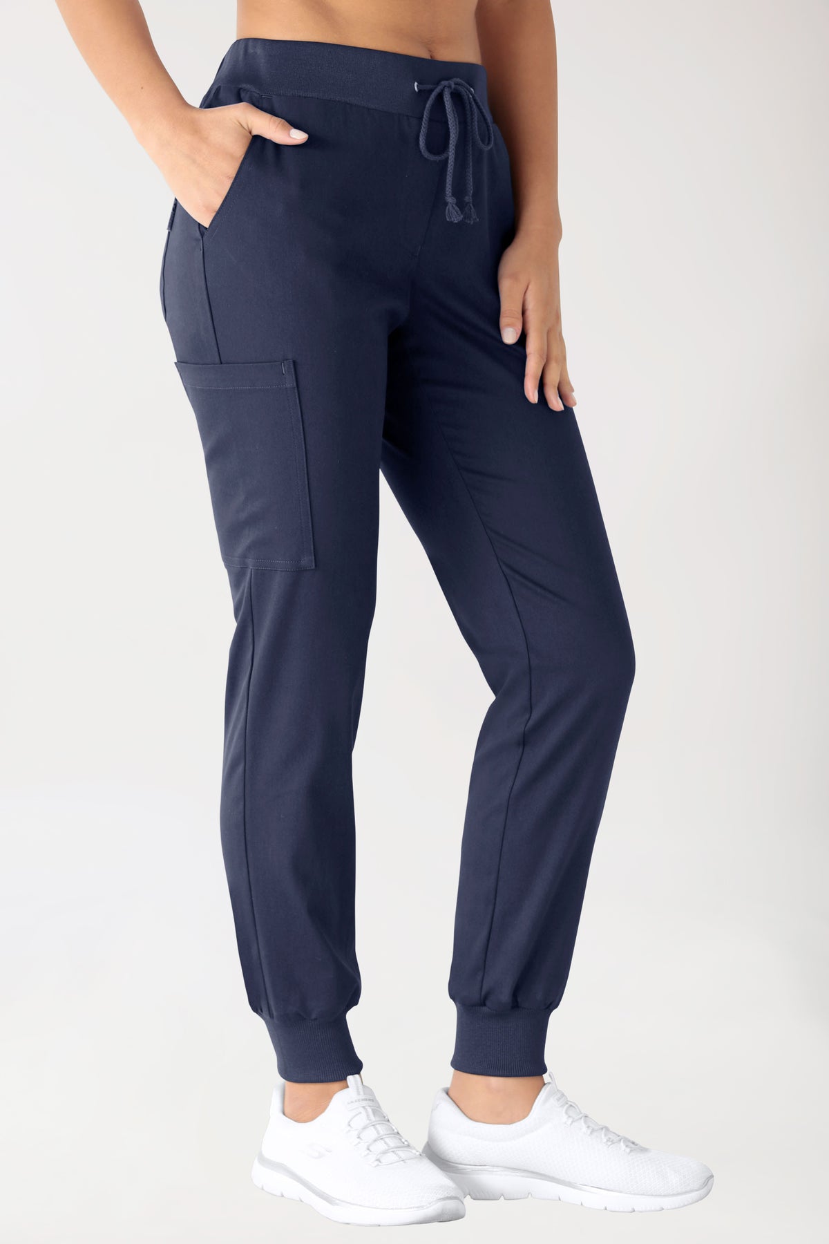 Stretch Hose Damen - Jogpants navy