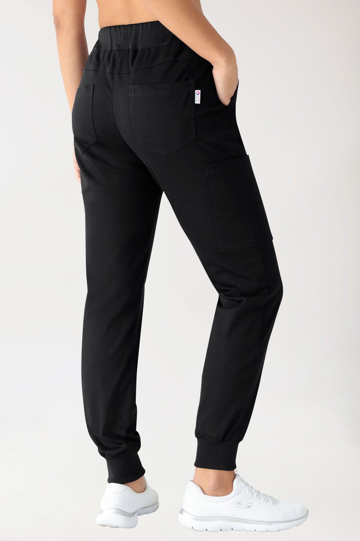 Stretch Hose Damen - Jogpants schwarz