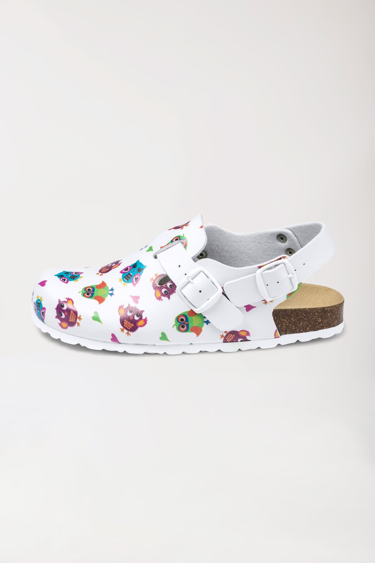 Damen Clog bunt, Vorderansicht 