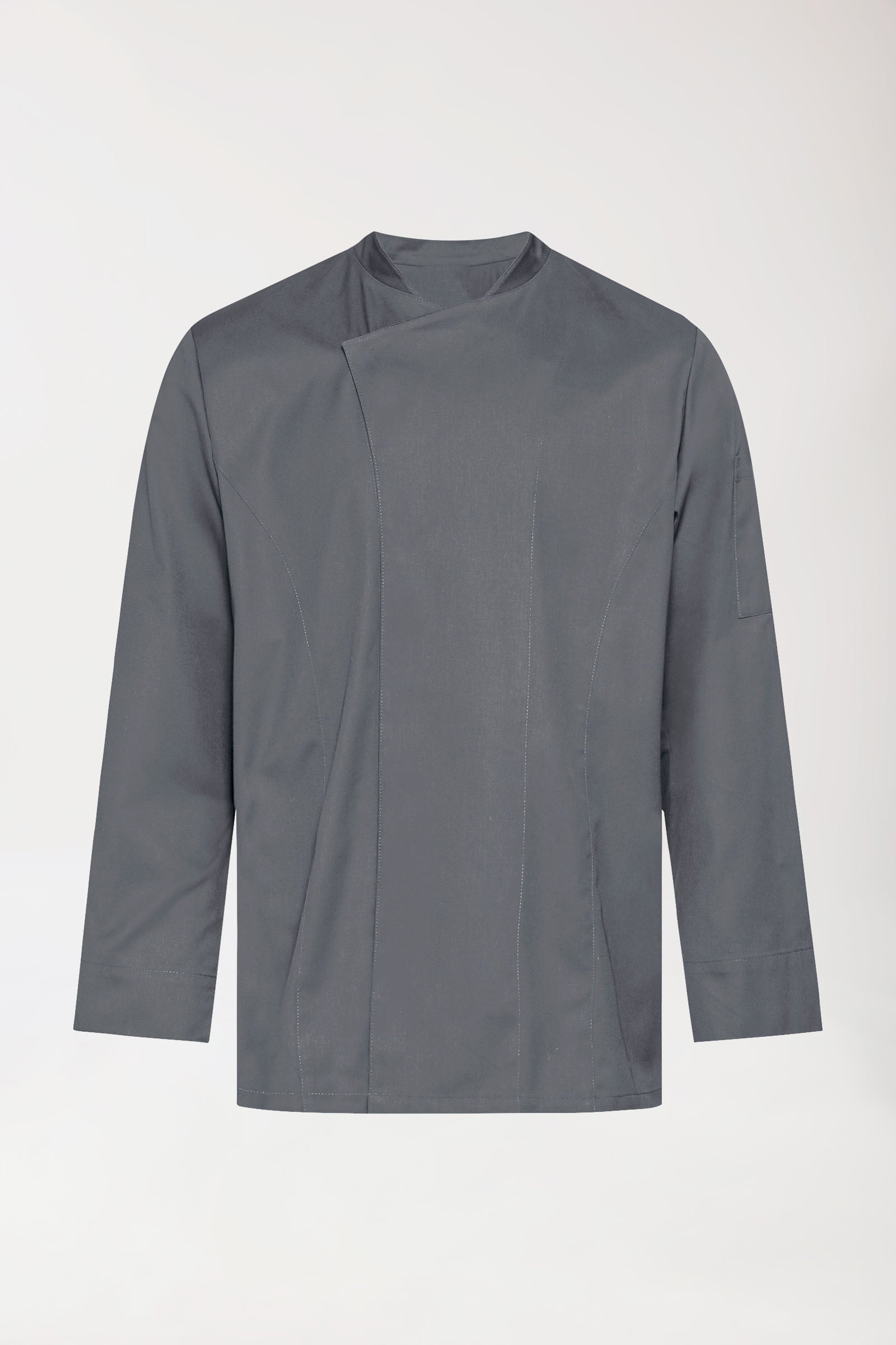 Gastro Kochjacke Herren - 1/1 Arm steingrau